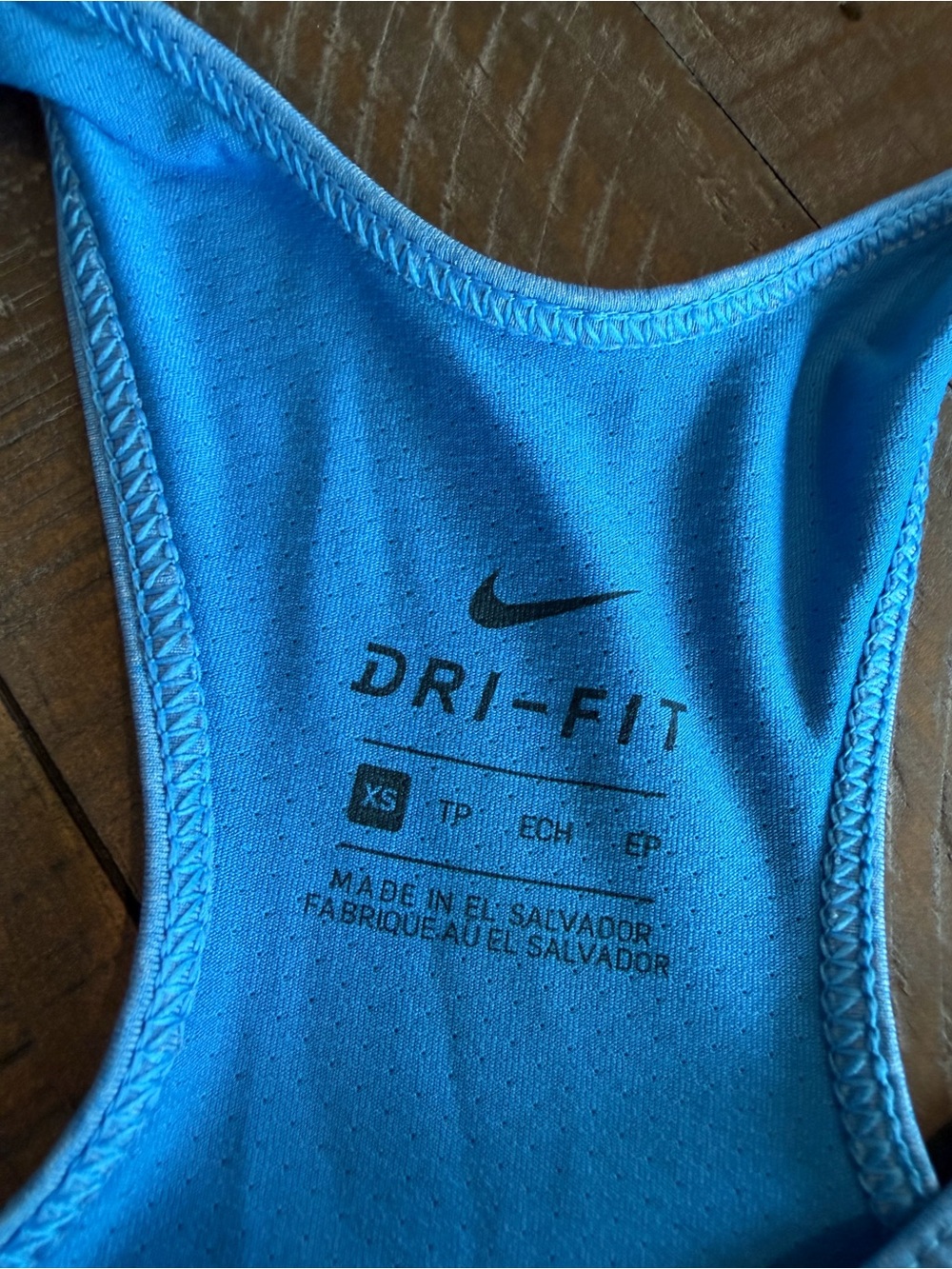 Nike Women's Blue Dri-FIT Swim Tank Top
